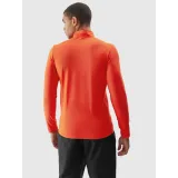 Pánská zateplená lyžařská mikina s 1 2 zipem 4F BRUSHED UNDERWEAR-AW23UBRUM035-62S-RED · záber 3