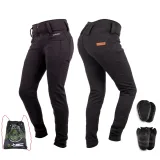 Dámske moto legíny W-TEC Wombutta Farba čierna, · záber 1