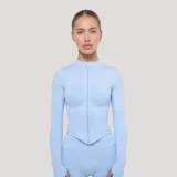 Дамски спортен топ Luma Baby Blue - GymBeam - Размер: L | Тегло: 0,267 g | Опаковка: 90 · záber 1