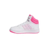 Dívčí rekreační obuv ADIDAS Hoops 3.0 Mid K cloud white orchid fusion lucid pink · záber 2