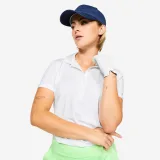 INESIS Dámska golfová polokošeľa WW500 s krátkym rukávom modrá L · záber 1