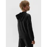 Chlapecká zateplená tréninková mikina se zipem 4F JUNIOR SWEATSHIRT FNK-JAW23TFSWM205-20S-DEEP BLACK · záber 3