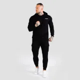 GymBeam Muška dukserica TRN Black - Boja: Crna | Težina: 0,755 g | Pakiranje: 26 · záber 5