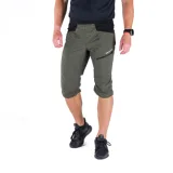 Pánské turistické 3 4 kalhoty NORTHFINDER ARTUR-550blackdarkgreen · záber 1