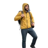 Pánska turistická bunda s kapucňou NORTHFINDER BENEDICTO-520mustard · záber 2