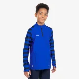 KIPSTA Detská futbalová mikina Viralto 1/2 zips modrá 4-5 r (103-112 cm) · záber 1