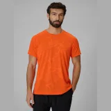 Pánské regular rychleschnoucí tréninkové tričko - oranžové · záber 1