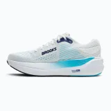 Pánska bežecká obuv BROOKS Ghost Max 3 M bright white beacon blue teal · záber 4