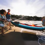 DECATHLON Nafukovací kajak Tribord 100 Essentiel 2-3-miestny bez · záber 2