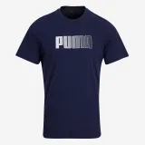 PUMA PUMA pánske fitness tričko s krátkym rukávom tmavomodré XL · záber 2