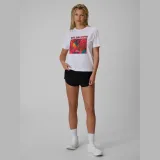 T-shirt regular s potlačou dámsky - biely · záber 2