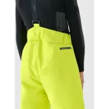 Chlapecké lyžařské kalhoty 4F JUNIOR TROUSERS FNK-JWAW24TFTRM656-45S-CANARY GREEN · záber 5