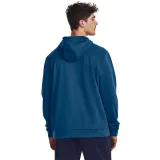 Pánská zateplená tréninková mikina s kapucí UNDER ARMOUR UA Armour Fleece Big Logo HD-BLU · záber 3