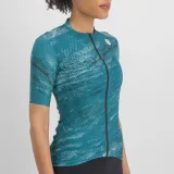 Dámský cyklistický dres s krátkým rukávem SPORTFUL Cliff supergiara w jersey, shade spruce · záber 4