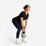 DECATHLON Dámske fitness tričko COOLMAX krátky rukáv čierne XL · záber 2