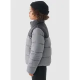 Chlapecká bunda 4F JUNIOR DOWN JACKET-JWAW24TDJAM461-25S-GREY · záber 4