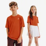 KUIKMA Detské tenisové tričko TTS Light JR hnedé 8-9 r (131-140 cm) · záber 1