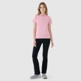 Dámské polo tričko slim - růžové · záber 2