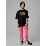 Dievčenské tričko s krátkym rukávom 4F JUNIOR TSHIRT F3302-20S-DEEP BLACK · záber 5