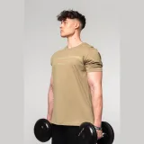 NEBBIA Tričko FLEXIN Beige - Velikost: XXL | Barva: Béžová | Hmotnost: 0,19 kg | Balení: 100 · záber 3