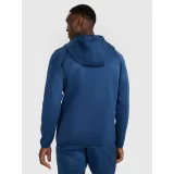 Pánská zateplená tréninková mikina se zipem 4F SWEATSHIRT FNK M560-WAW25TFSWM560-32S-DENIM · záber 3