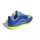 Chlapčenské futbalové kopačky turfy ADIDAS F50 Messi Club Jr TF team royal blue solar yellow semi blue burst · záber 5