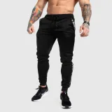 Jogger tepláky Iron Aesthetics Partial, čierne · záber 3