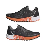 Pánská běžecká trailová obuv ADIDAS Terrex Agravic Flow 2 GTX core black core black orange · záber 4