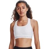 Dámská sportovní tréninková podprsenka UNDER ARMOUR Crossback Mid Bra-WHT · záber 4