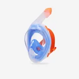 DECATHLON Šnorchlovacia maska Easybreath+ s akustickým ventilom> 10 rokov modrá S-M · záber 1