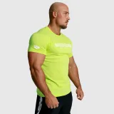 Pánske fitness tričko Iron Aesthetics Unbroken, limetkové · záber 6