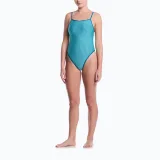 Női egyrészes fürdőruhák NIKE SWIM Ripple Texture BLEACHED TURQ · záber 4