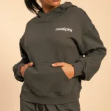BeastPink Women‘s Serenity Hoodie Shadow - Veličina: XXL | Boja: Sivá | Težina: 0,689 g · záber 2