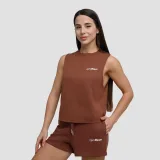 GymBeam Dámské tílko Agile Root - Velikost: M | Barva: Hnedá | Hmotnost: 0,084 kg · záber 4
