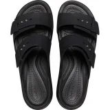 Dámské sandály na platformě (módní obuv) CROCS Brooklyn Buckle Low Wedge W black · záber 4