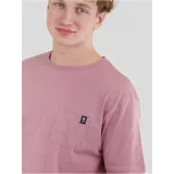 Pánské tričko s krátkým rukávem FUNDANGO Talmer Pocket T-shirt-345-raspberry · záber 4