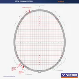 VICTOR VICTOR Thruster Ryuga TD bedmintonová raketa bez · záber 2