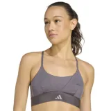 Dámská sportovní tréninková podprsenka ADIDAS HYG SHN BRALETT GRESTR GREY · záber 1