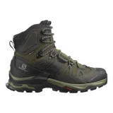 Pánská vysoká turistická obuv SALOMON Quest 4 GTX olive night peat safari · záber 1