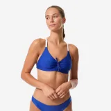 DECATHLON Vrchný diel dámskych plaviek Jana modrý L-XL · záber 1