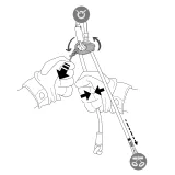 PETZL PETZL Connect Adjust nastaviteľná lezecká odsadacia slučka bez · záber 2