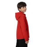 Chlapecká turistická softshellová bunda 4F JUNIOR SOFTSHELL JACKET M091-62S-RED · záber 3