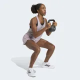 ADIDAS ADIDAS dámske fitness tielko bledoružové L · záber 2