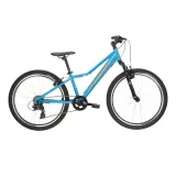 Kross Hexagon JR 1.0 24" - model 2025 námornícka modrá / žltá / lesk - S (12", 130-150 cm) · záber 2