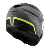 LS2 FF908 Strobe II Matt Black H-V Yellow 3XL (65-66) · záber 4