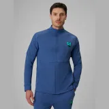 Pánská regular rychleschnoucí fotbalová mikina - denim · záber 1