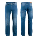 Pánske moto jeansy W-TEC Davosh Farba modrá, · záber 2