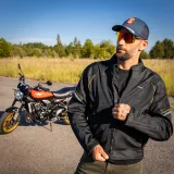 Letná moto bunda W-TEC Martix Farba čierno-žltá, · záber 2