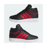 Chlapecká rekreační obuv ADIDAS Hoops 4.0 Mid Jr core black better scarlet cloud white · záber 5
