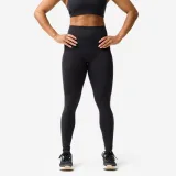 DOMYOS Dámske fitness legíny odolné voči oderu čierne M - W30 L31 · záber 1